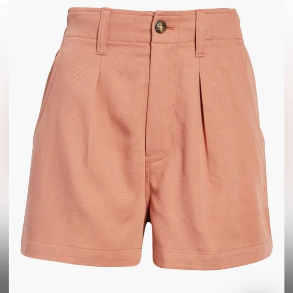 Madewell Drape-weave Tailored Shorts - Picture 3 of 9
